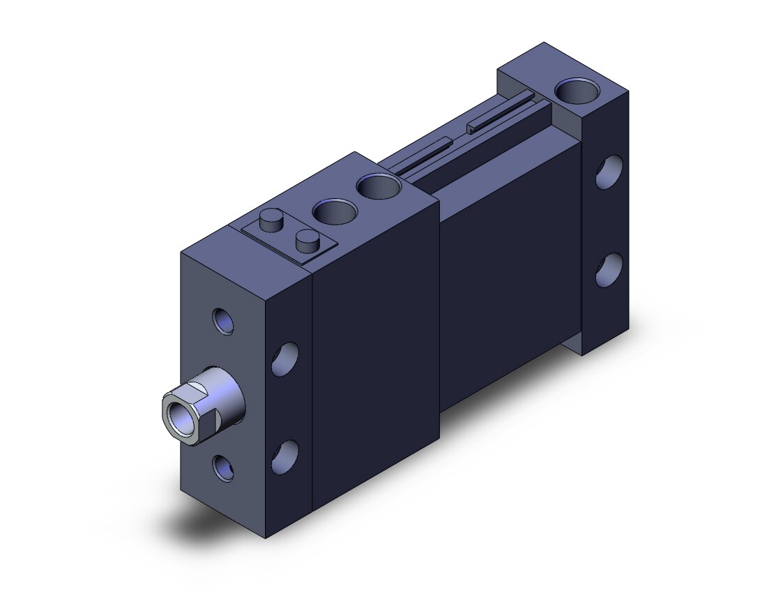 SMC MLUB32-20D-B cyl, plate, with lock, MLU PLATE CYLINDER