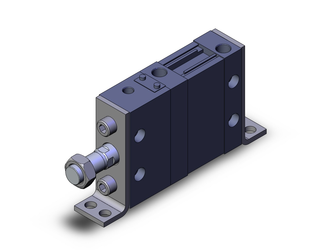 SMC MLUL50TN-15DM-F 50mm mlu double-acting, MLU PLATE CYLINDER