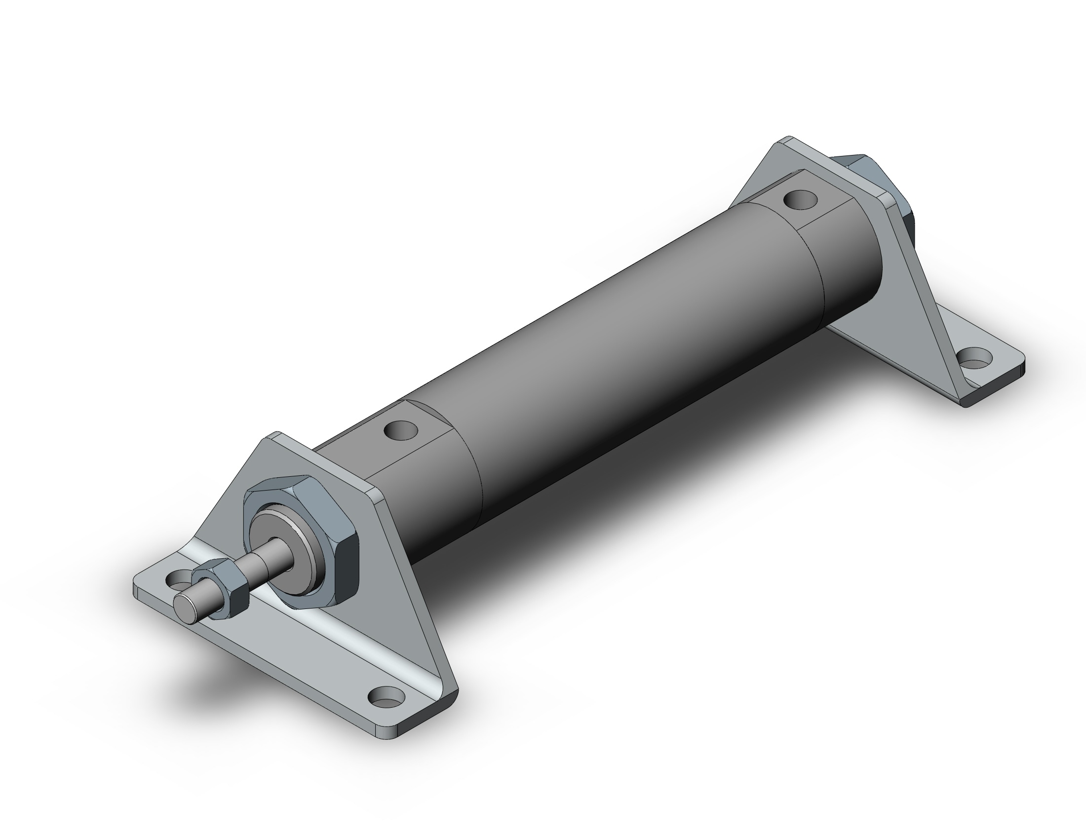 SMC MQMLL16-30D cyl, metal seal, low friction, MQM/MQP/MQQ LOW FRICTION CYL