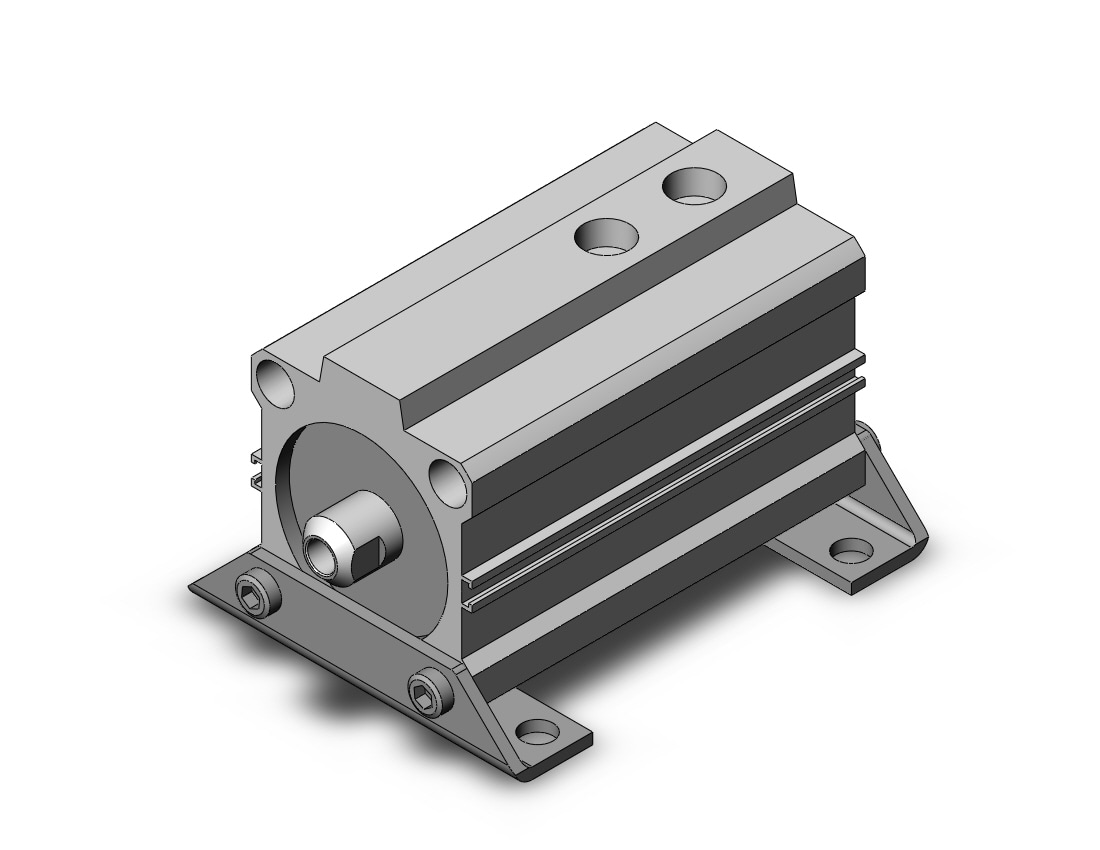 SMC MQQLL40TN-10D cyl, metal seal, low friction, LOW FRICTION CYLINDER