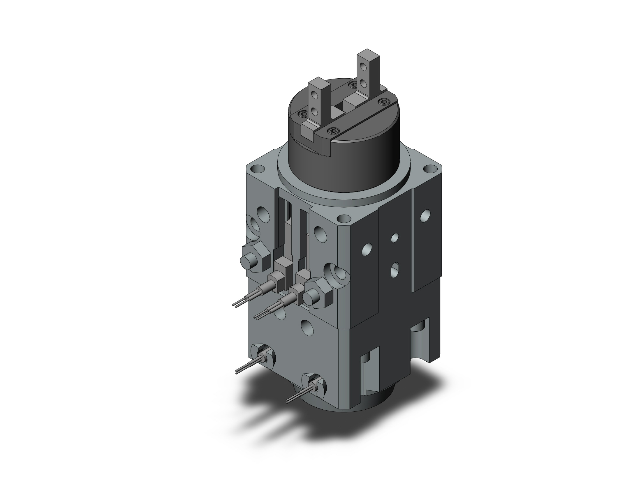 SMC MRHQ10D-90S-M9BV-M9B gripper, rotary, MRHQ ROTARY GRIPPER