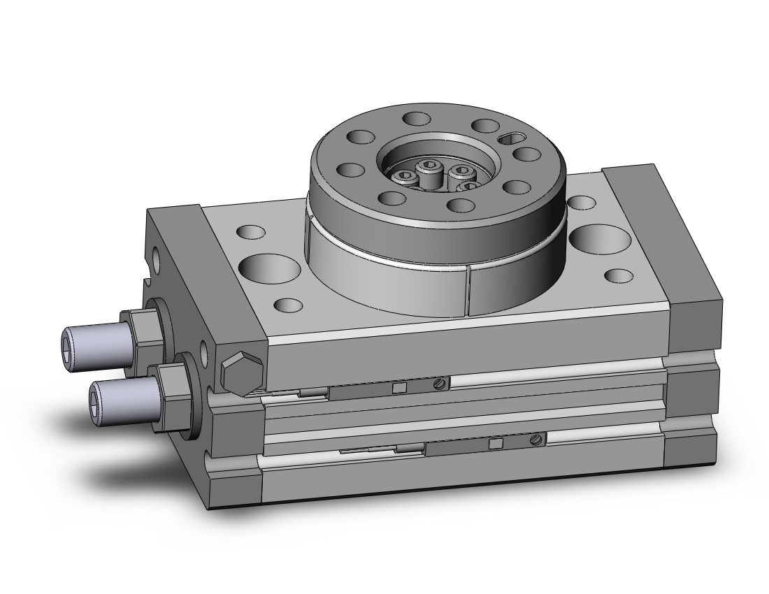 SMC MSQA10A-M9PL precision rotary actuator, MSQ ROTARY ACTUATOR W/TABLE