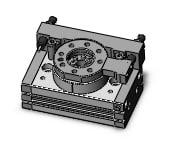 SMC MSQA30H2-M9BAL cyl, rotary table, ext.shocks, MSQ ROTARY ACTUATOR W/TABLE