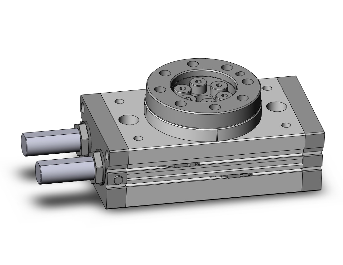 SMC MSQB100R-A93Z 100mm msq dbl-act auto-sw, MSQ ROTARY ACTUATOR W/TABLE