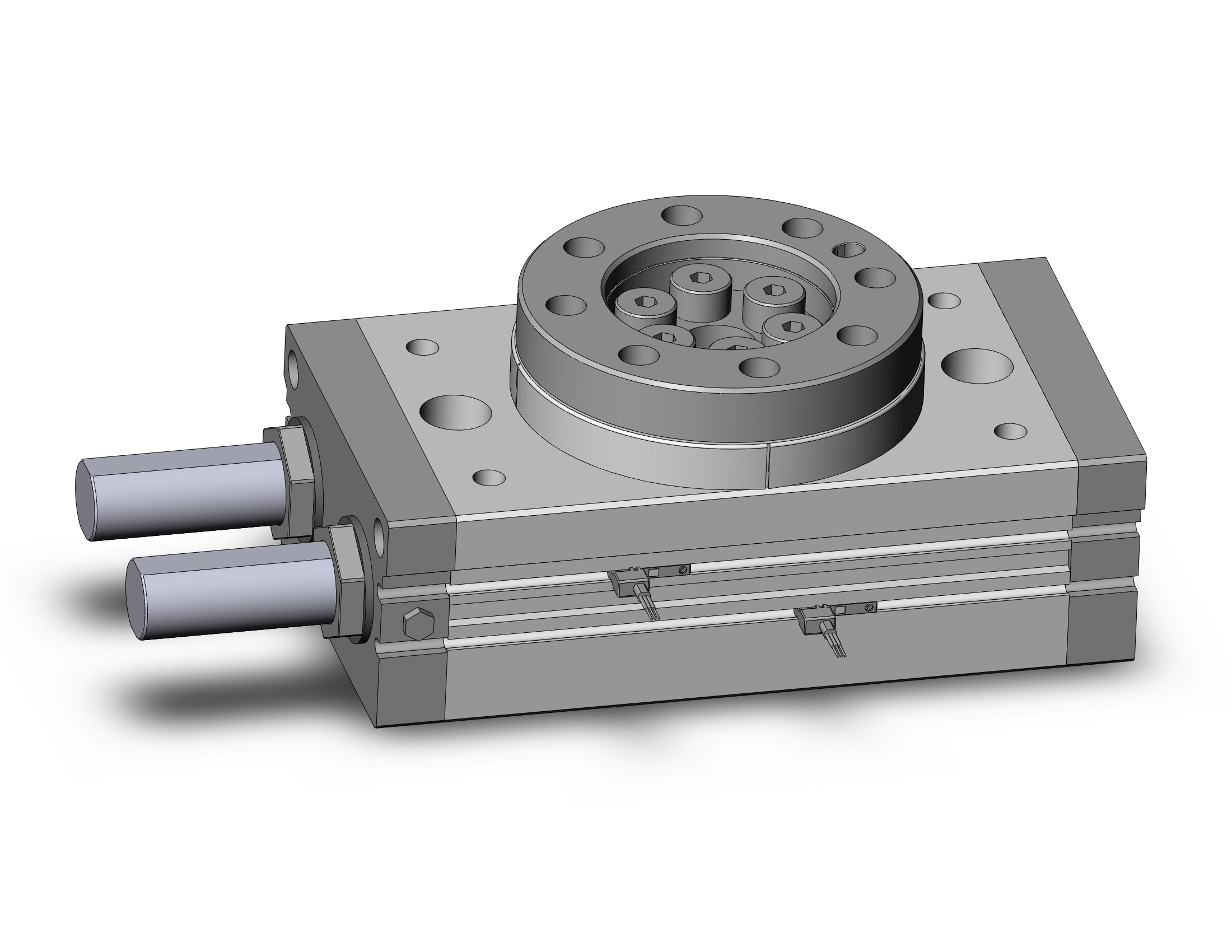 SMC MSQB100R-M9NV cyl, rotary table, MSQ ROTARY ACTUATOR W/TABLE