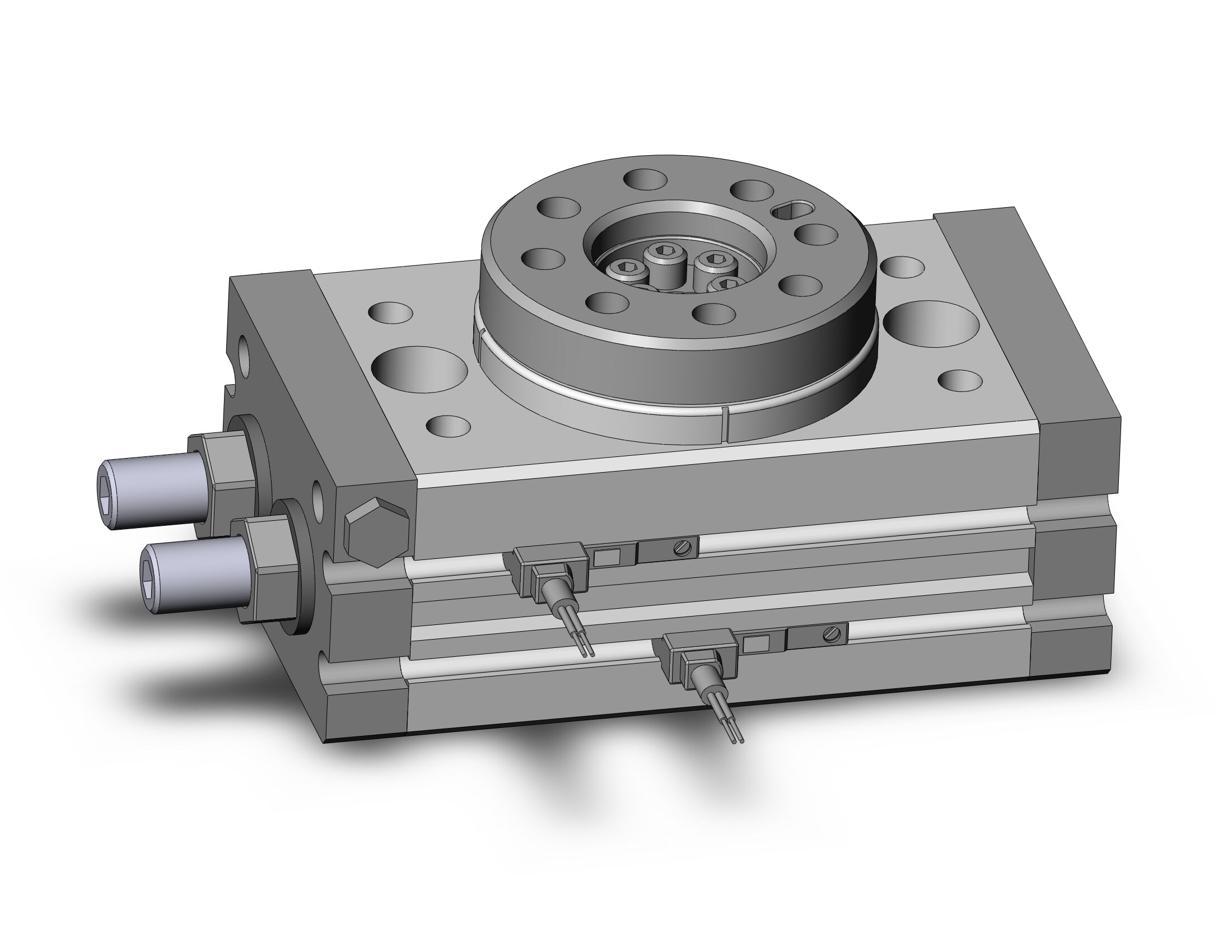 SMC MSQB10A-M9BAVL cyl, rotary table, MSQ ROTARY ACTUATOR W/TABLE