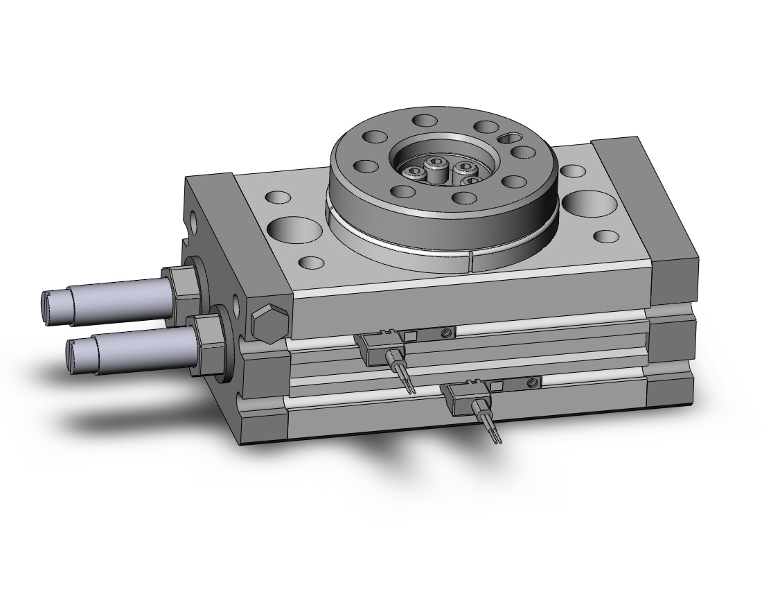 SMC MSQB10R-M9BVL cyl, rotary table, MSQ ROTARY ACTUATOR W/TABLE