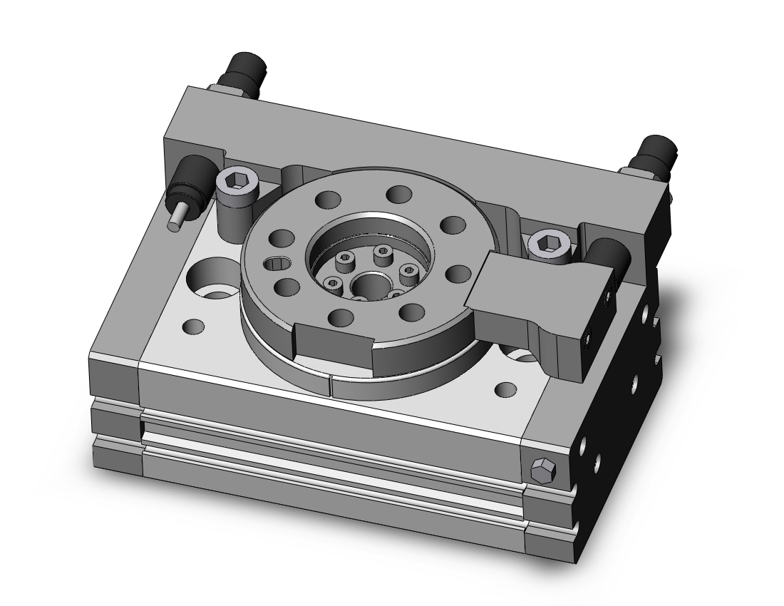 SMC MSQB20H2-M9BL cyl, rotary table, ext.shocks, MSQ ROTARY ACTUATOR W/TABLE