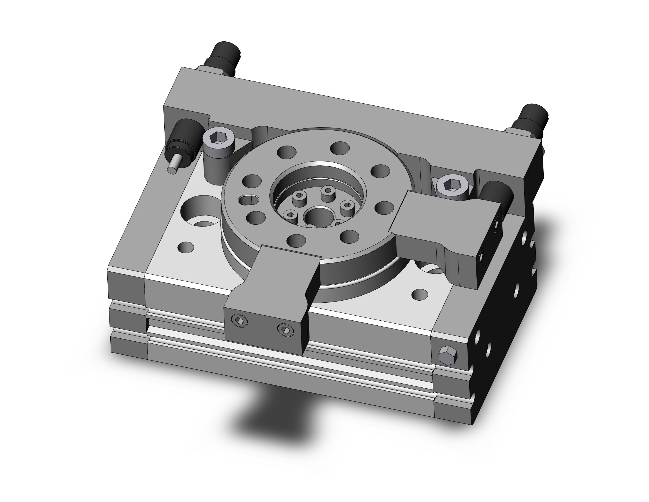 SMC MSQB20L3-M9BSAPC cyl, rotary table, ext.shocks, MSQ ROTARY ACTUATOR W/TABLE