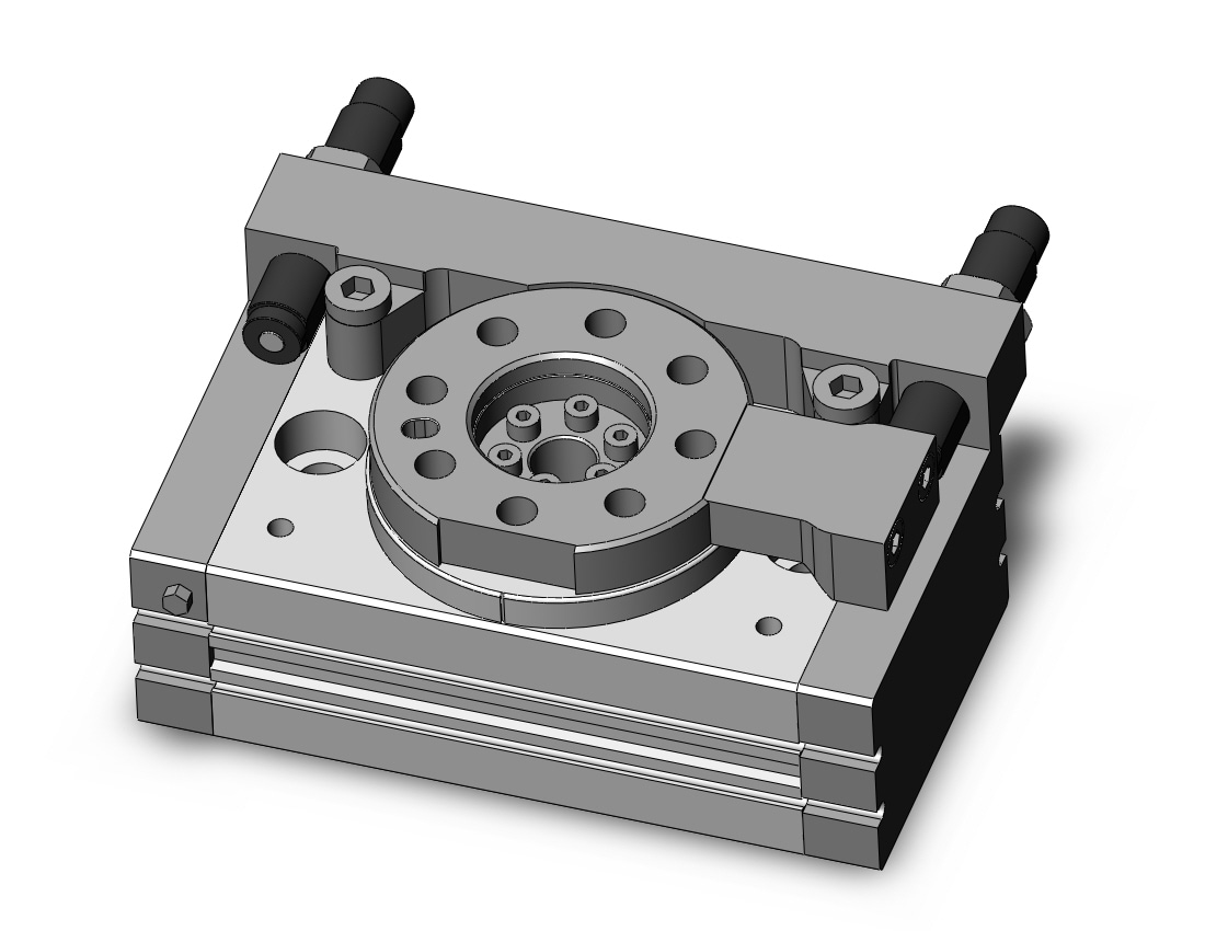 SMC MSQB50L4-M9PSAPC cyl, rotary table, ext.shocks, MSQ ROTARY ACTUATOR W/TABLE