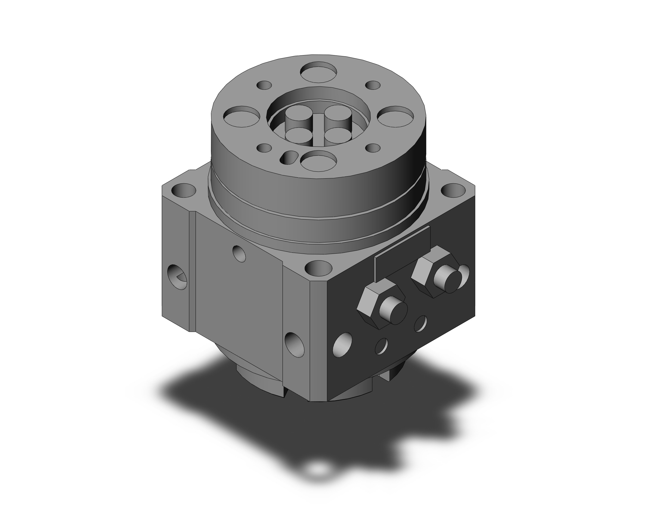 SMC MSUB1-180SE rotary table, basictype, ROTARY ACTUATOR