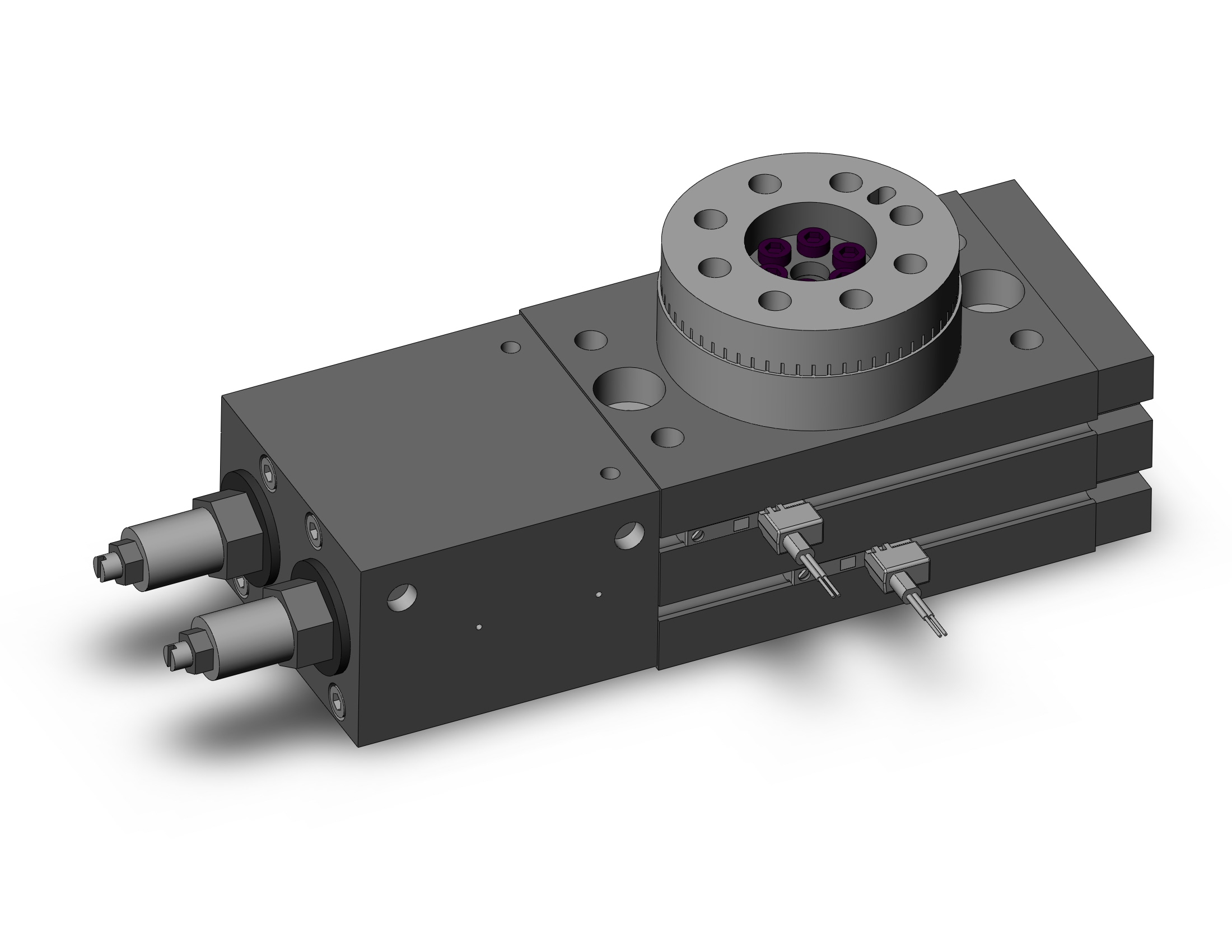 SMC MSZA10A-M9BVL4 rotary table, ROTARY ACTUATOR