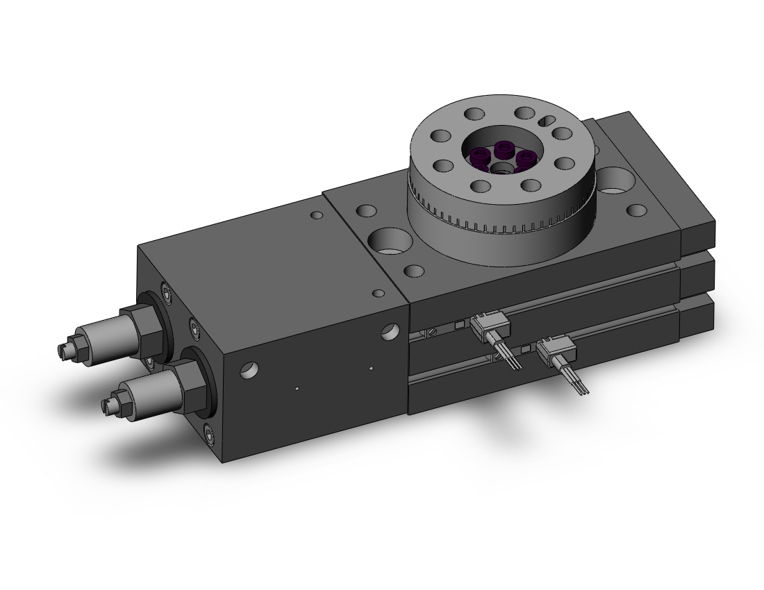 SMC MSZA10A-M9PVM3 10mm msq dbl-act auto-sw, MSQ ROTARY ACTUATOR W/TABLE