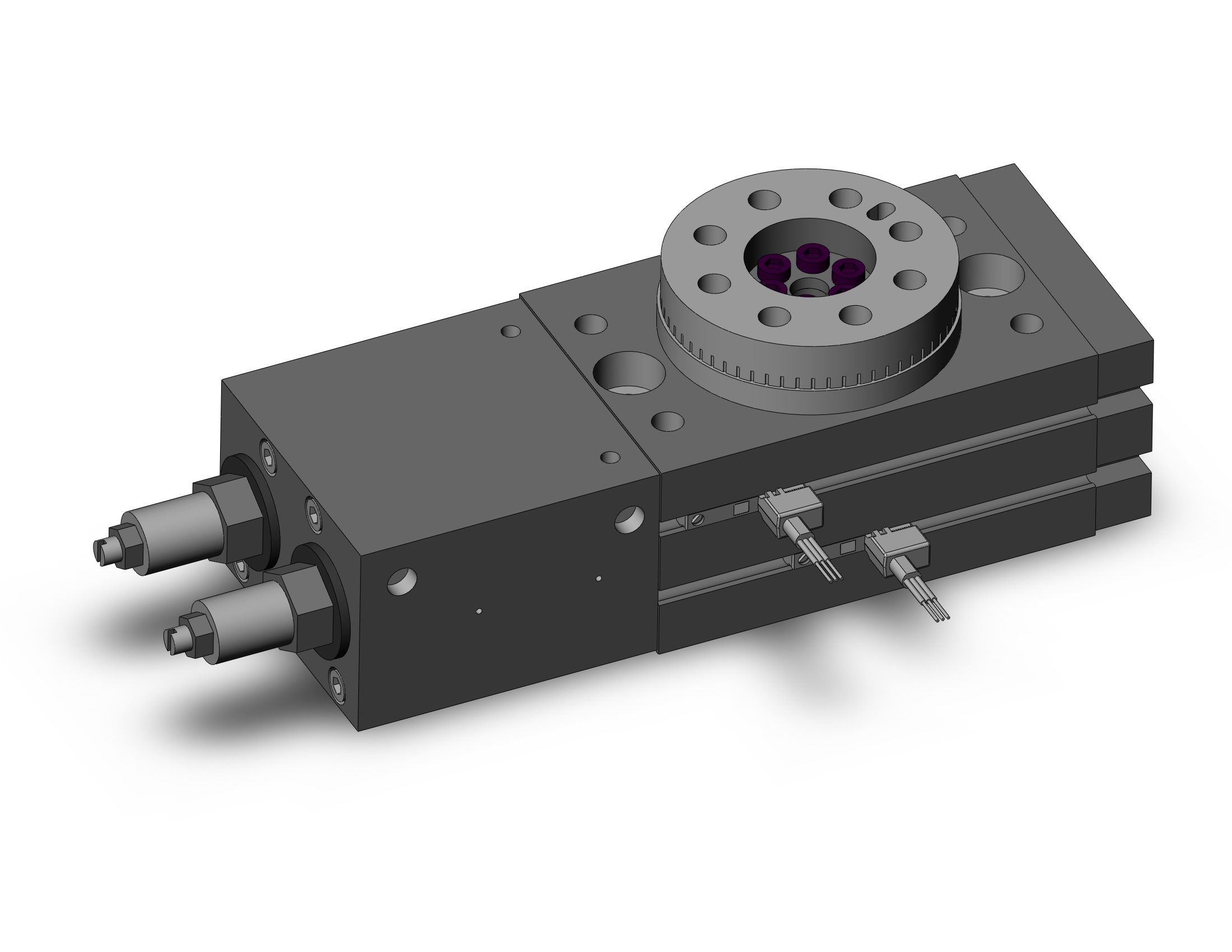 SMC MSZB10A-M9PVMDPC3 cylinder, MSQ ROTARY ACTUATOR W/TABLE