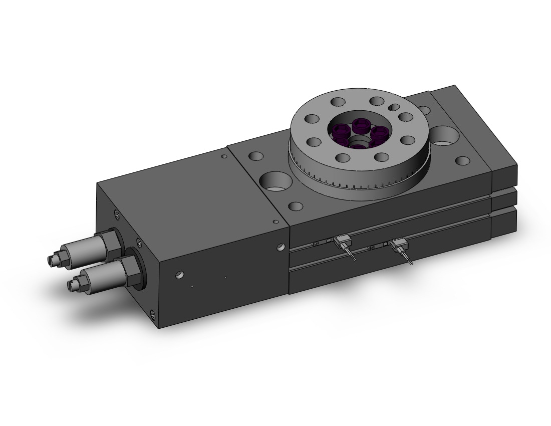 SMC MSZB50A-M9BVL cylinder, MSQ ROTARY ACTUATOR W/TABLE