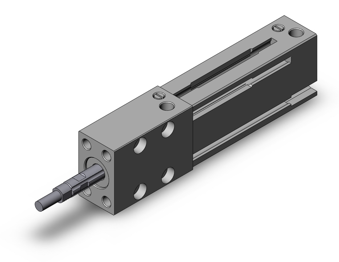 SMC MTS12-25M cyl, precision, spline, MTS NON ROT SPLINE CYLINDER