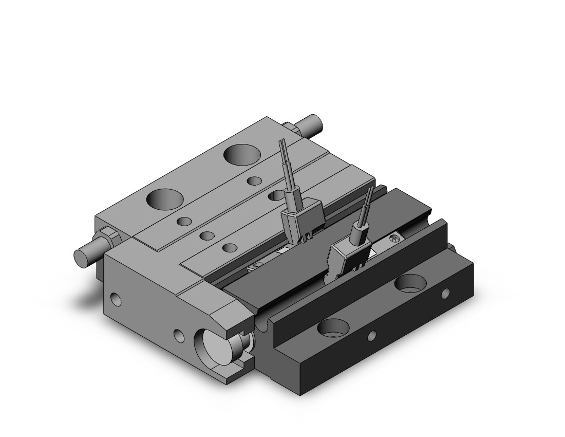 SMC MXF8-10-M9BV cylinder, MXF GUIDED CYLINDER