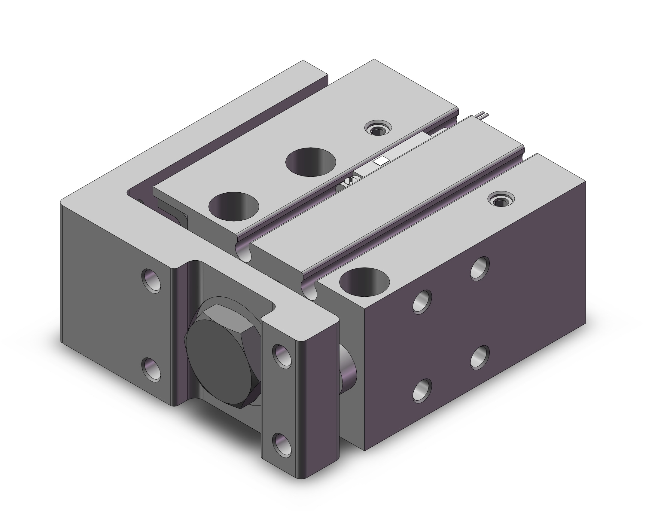 SMC MXH20-5Z-A93LS cylinder, MXH HIGH RIGIDITY GUIDE CYL