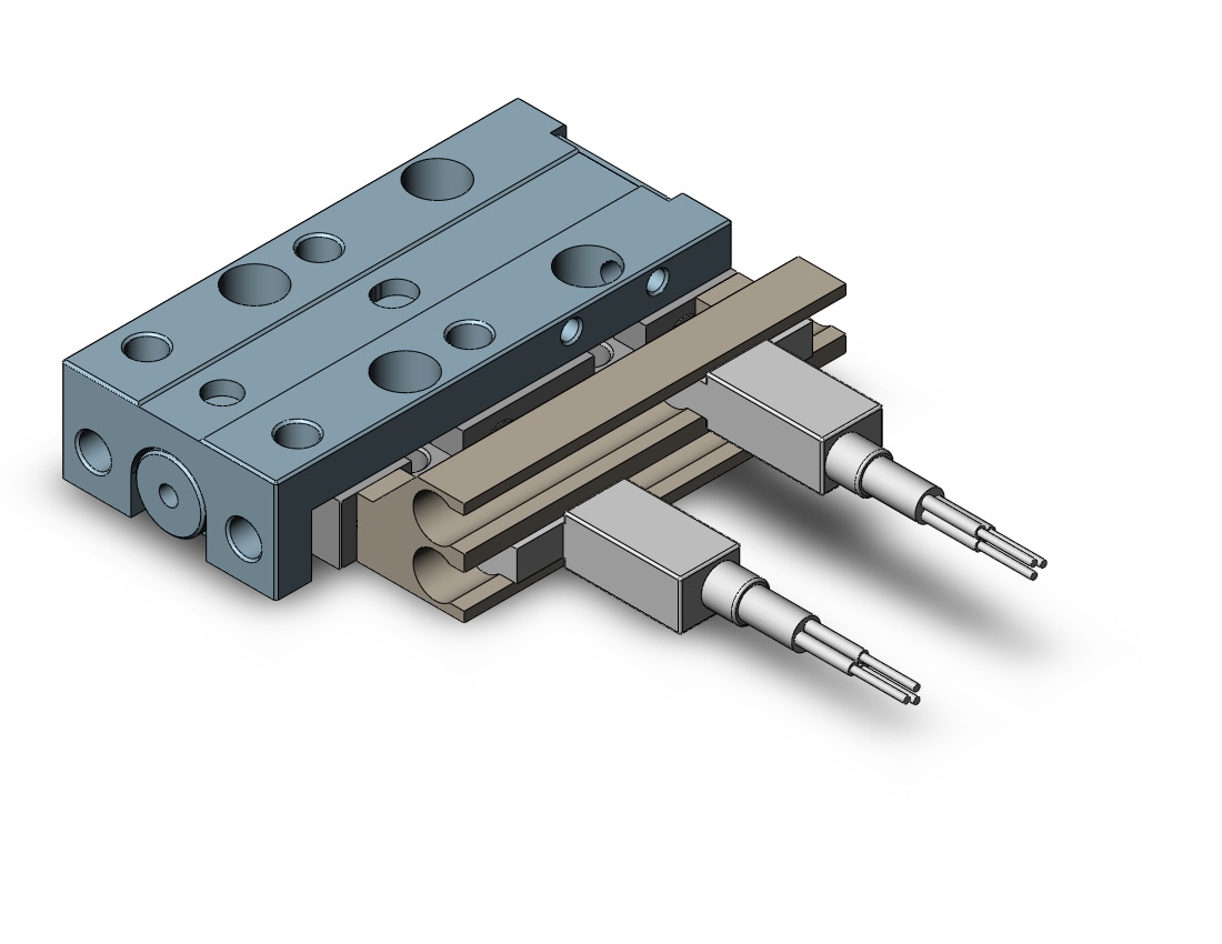 SMC MXJ4-10-F8P cylinder, air, GUIDED CYLINDER