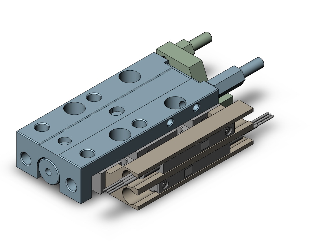 SMC MXJ4-10C-M9NZ cylinder, MXS/MXJ GUIDED CYLINDER