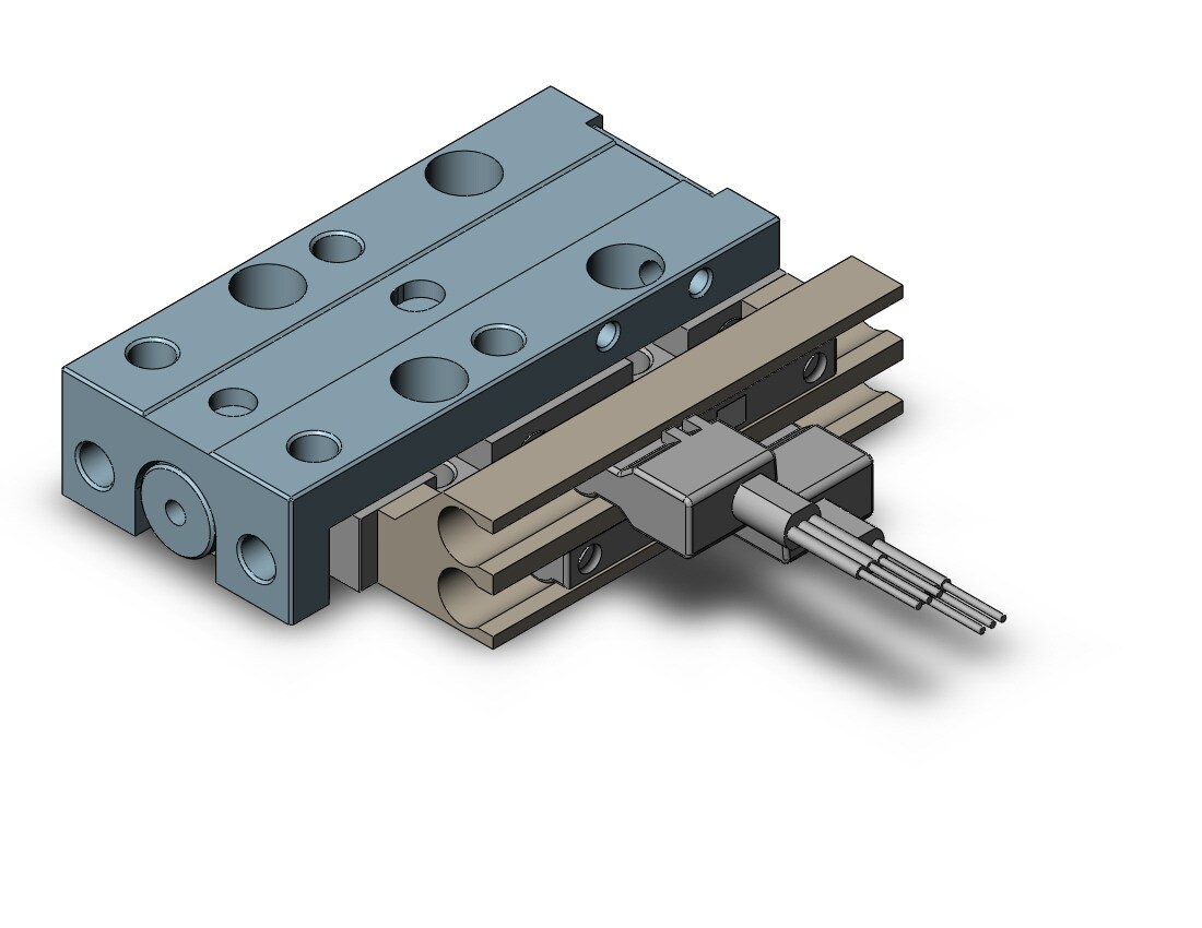 SMC MXJ4-5-M9PV cylinder, air, GUIDED CYLINDER