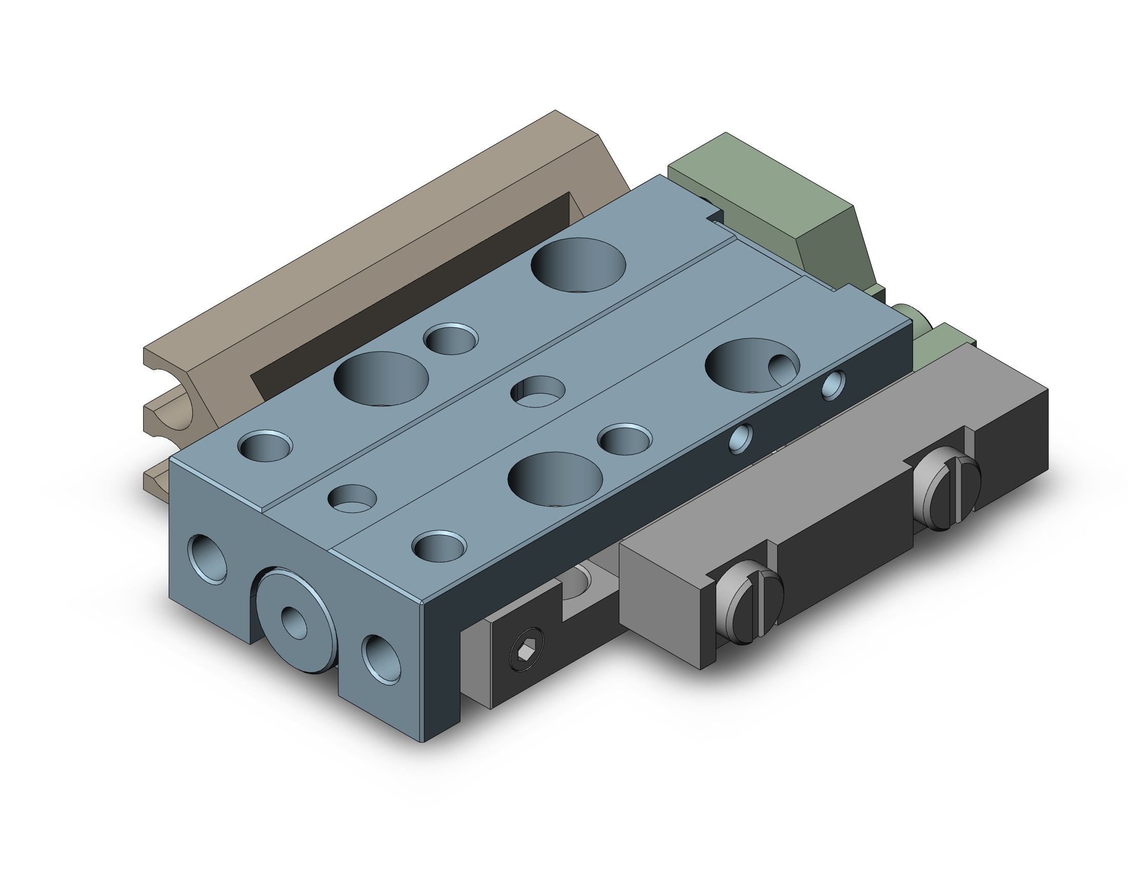 SMC MXJ6L-5P base cylinder, MXS/MXJ GUIDED CYLINDER