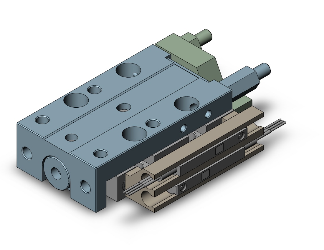 SMC MXJ8-10C-M9N cylinder, MXS/MXJ GUIDED CYLINDER