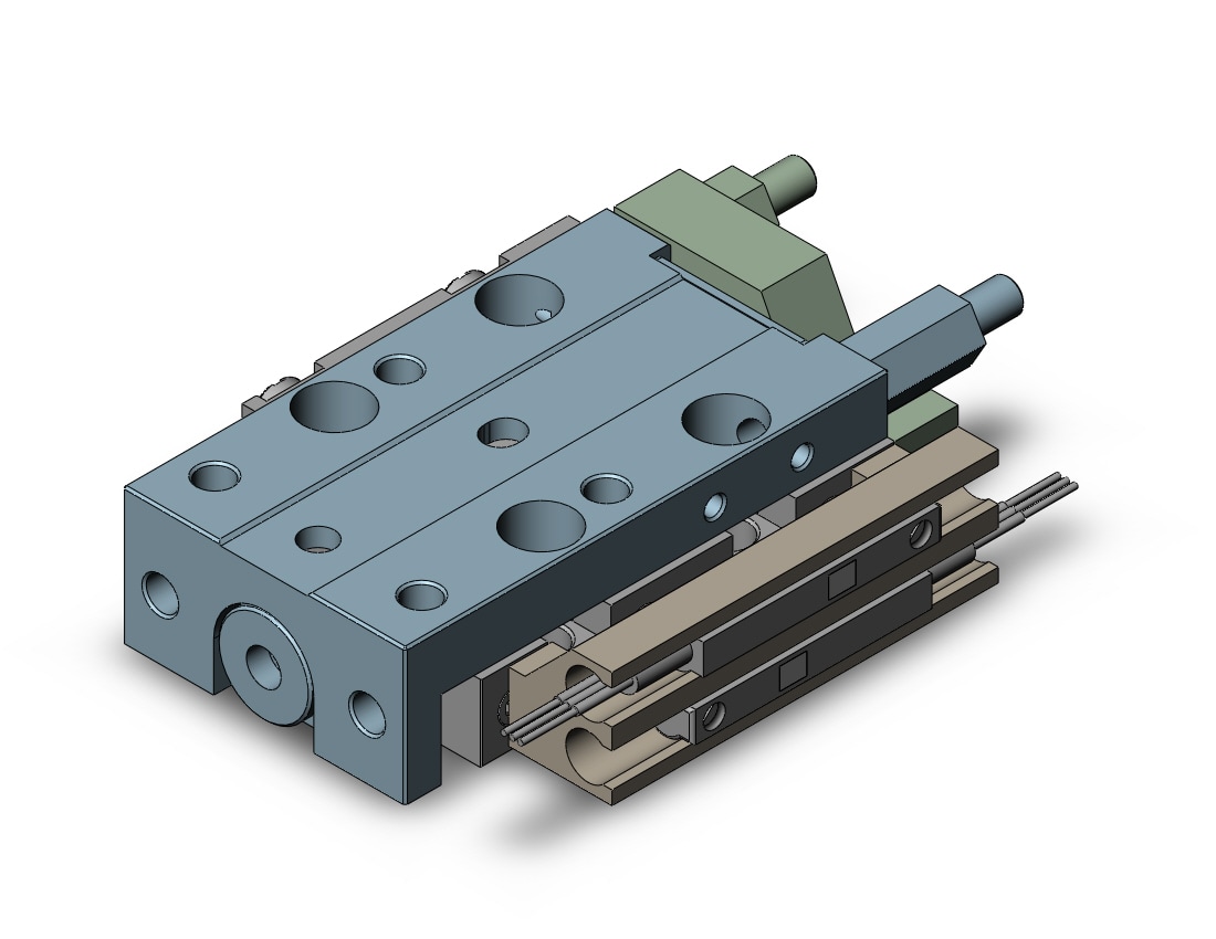 SMC MXJ8-10CP-M9PWM cylinder, air, GUIDED CYLINDER