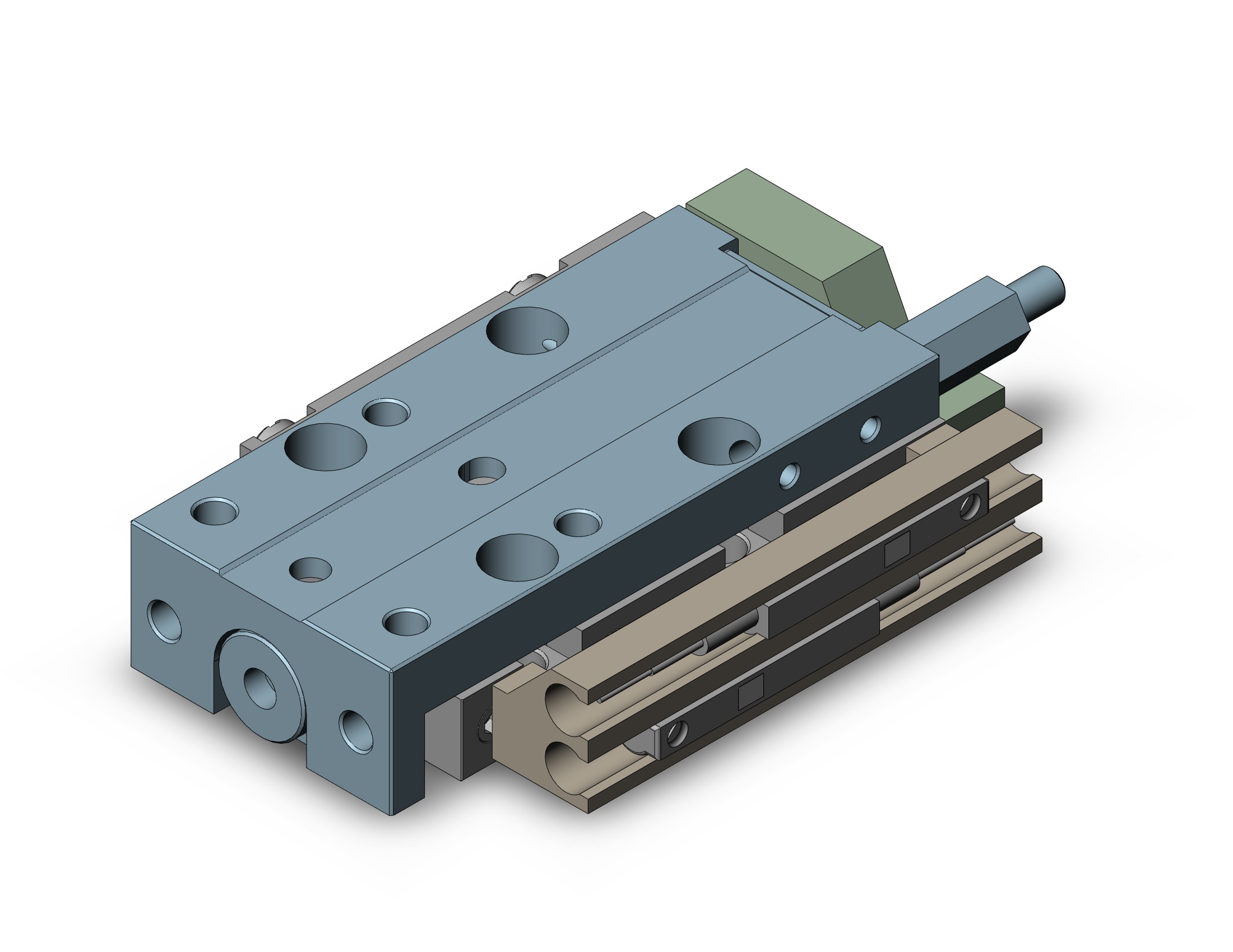 SMC MXJ8-15CSP-M9PZ cylinder, air, GUIDED CYLINDER