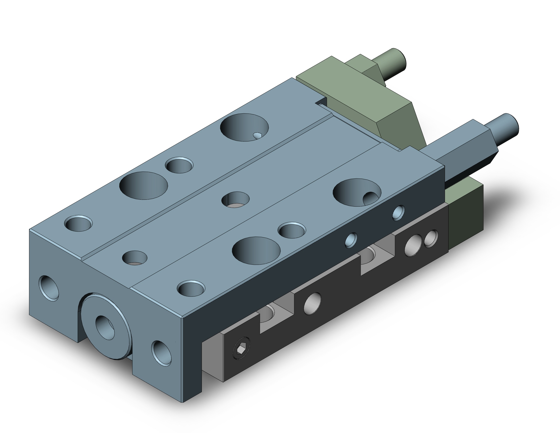 SMC MXJ8L-10CN cylinder, air, GUIDED CYLINDER