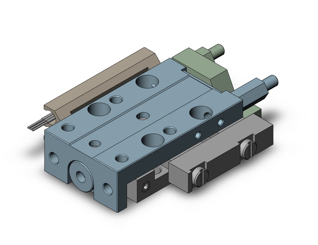 SMC MXJ8L-10CP-M9NL cylinder, air, GUIDED CYLINDER