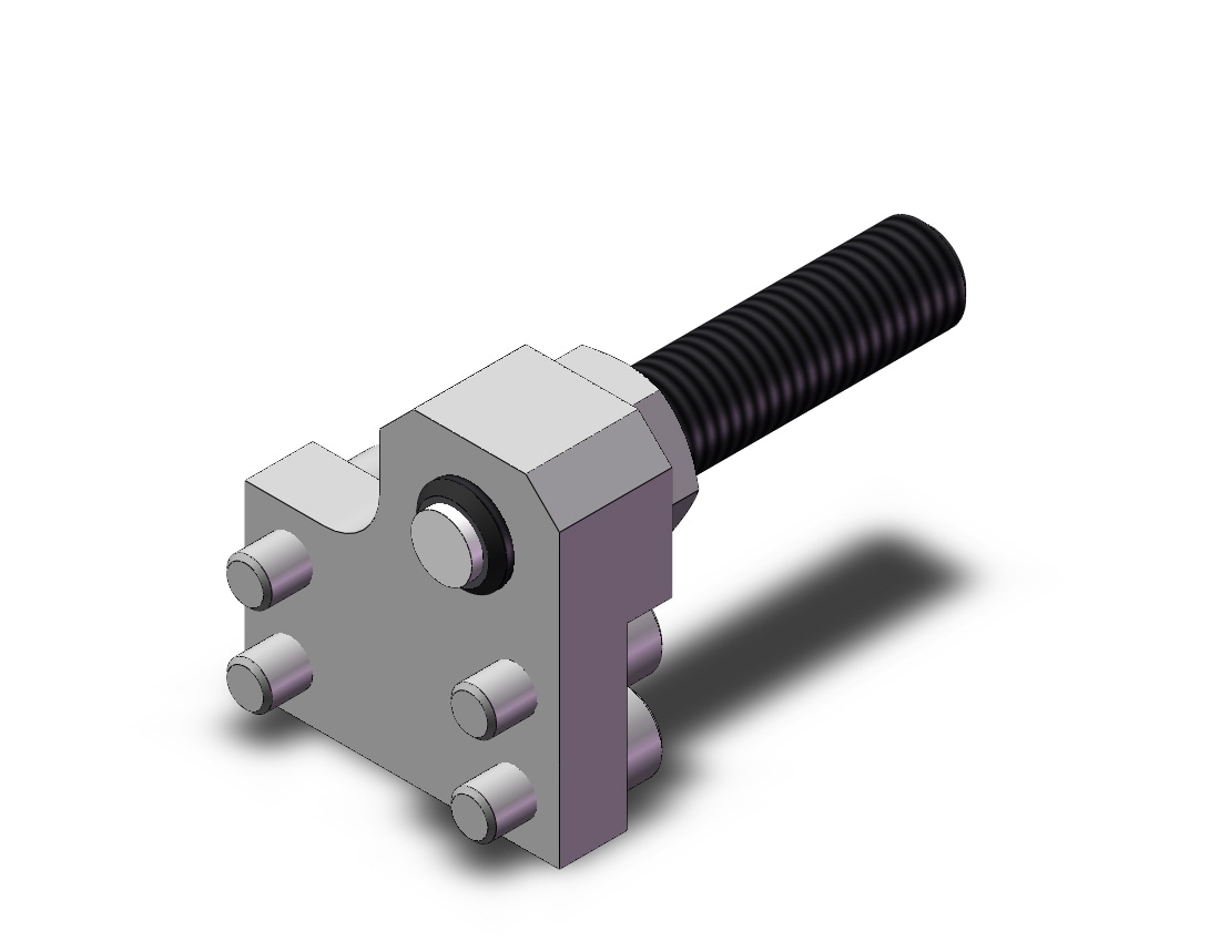 SMC MXQ-AT12L-X12 stroke adjuster, retract end, MXQ GUIDED CYLINDER