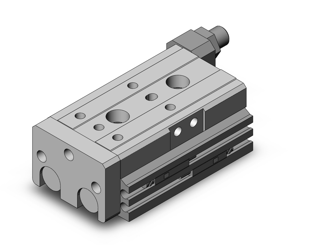 SMC MXQ12-10CT-A93L cyl, slide table, GUIDED CYLINDER