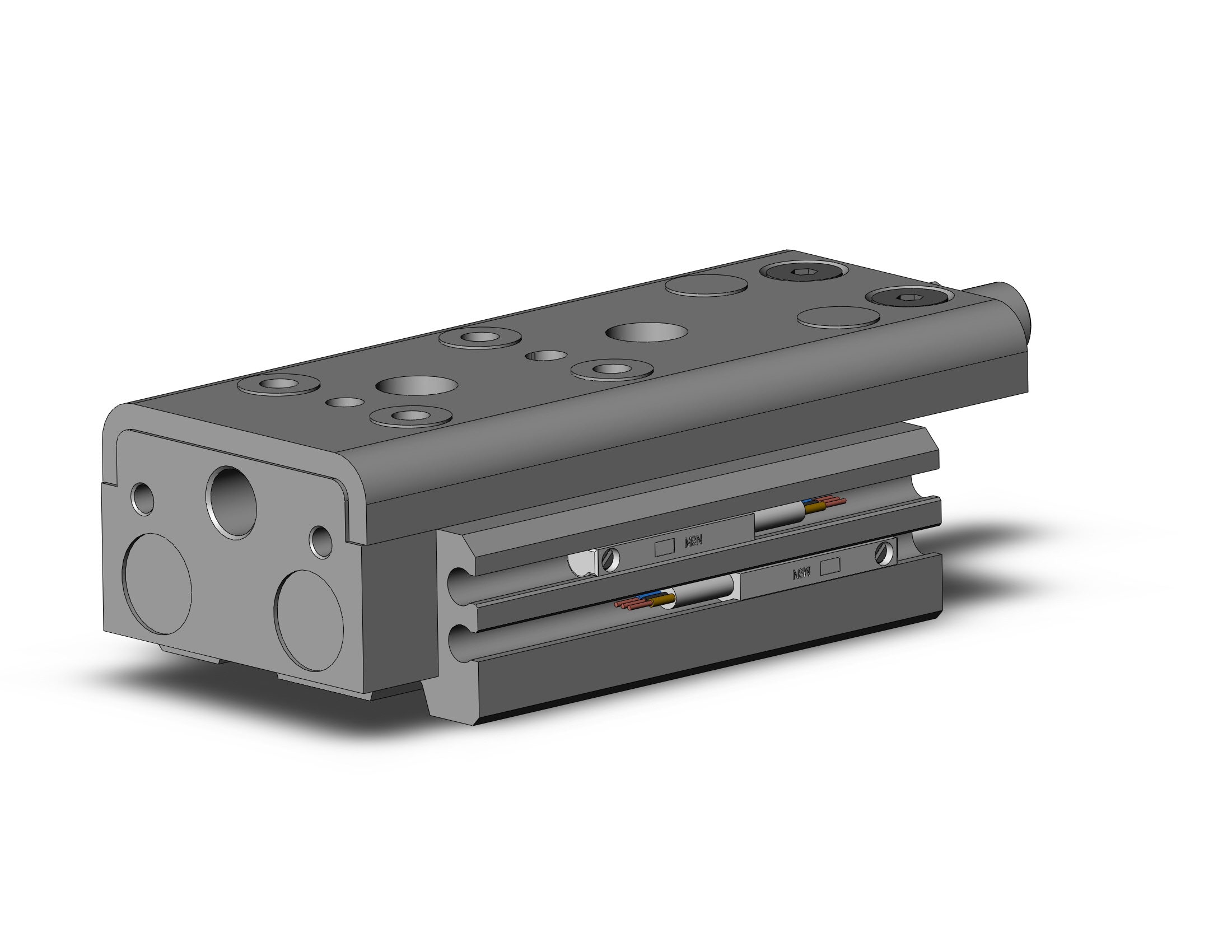 SMC MXQ12-20ZB-M9NMAPC cyl, high precision, guide, MXQ GUIDED CYLINDER