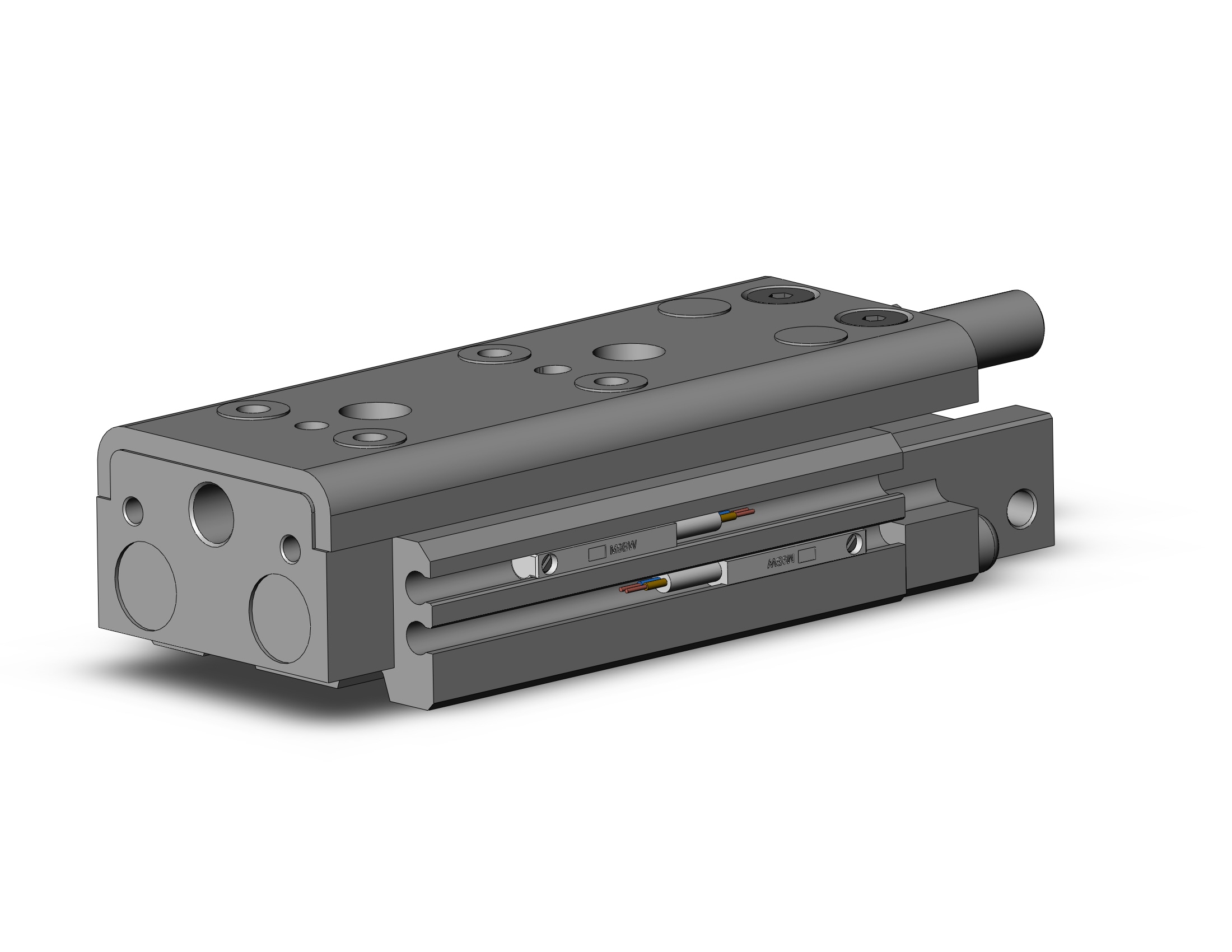 SMC MXQ12-30ZB2-M9BWL cyl, high precision, guide, MXQ GUIDED CYLINDER