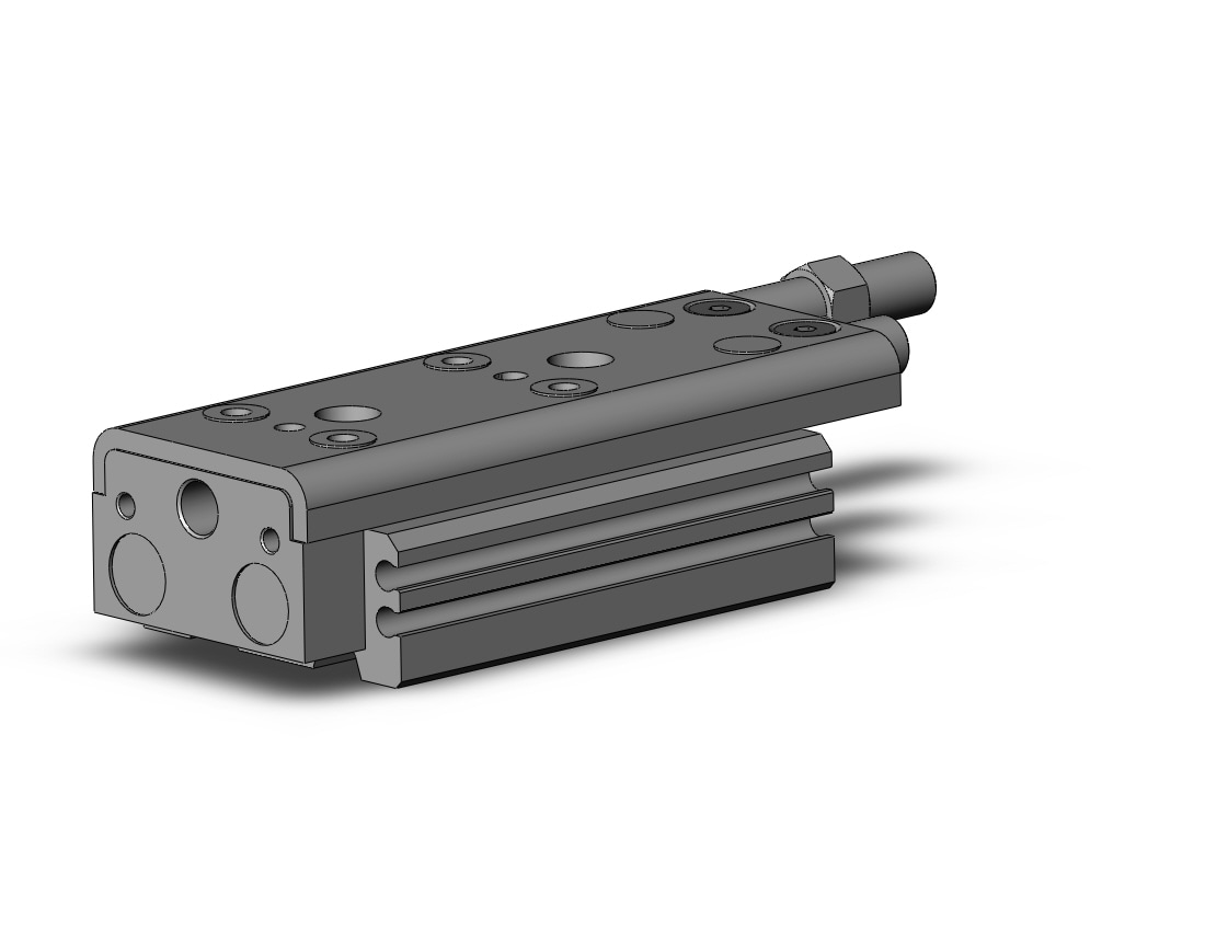 SMC MXQ12-30ZD cyl, high precision, guide, MXQ GUIDED CYLINDER