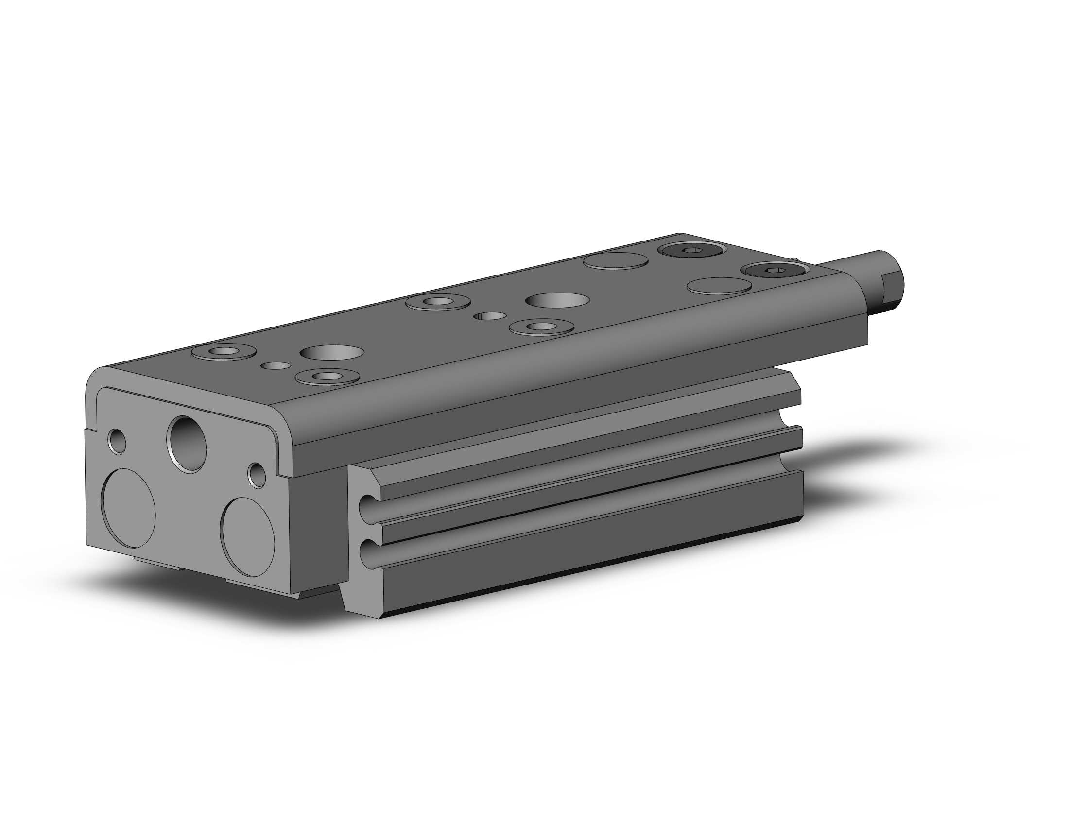 SMC MXQ12-30ZH cyl, high precision, guide, MXQ GUIDED CYLINDER