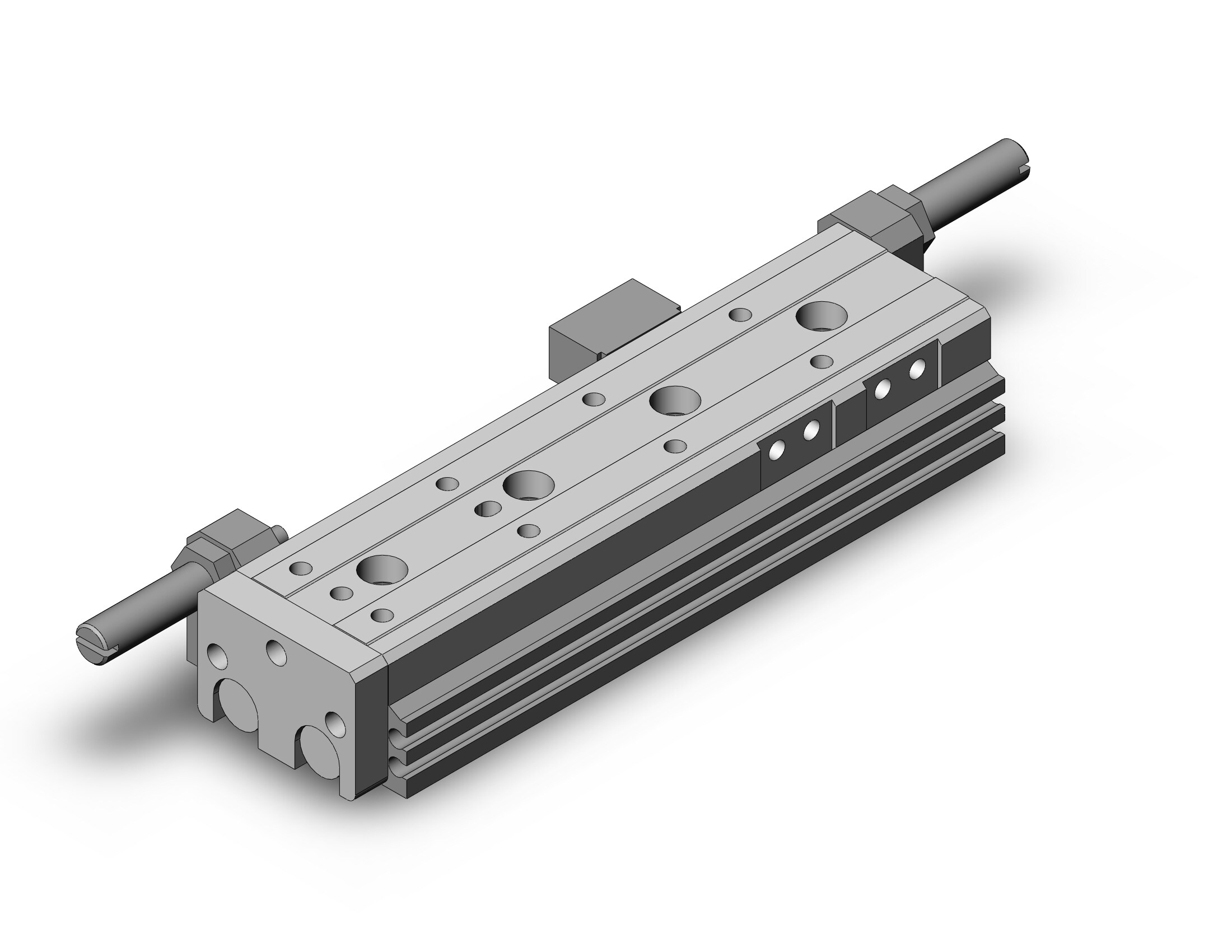 SMC MXQ12-75BSAT cyl, slide table, GUIDED CYLINDER