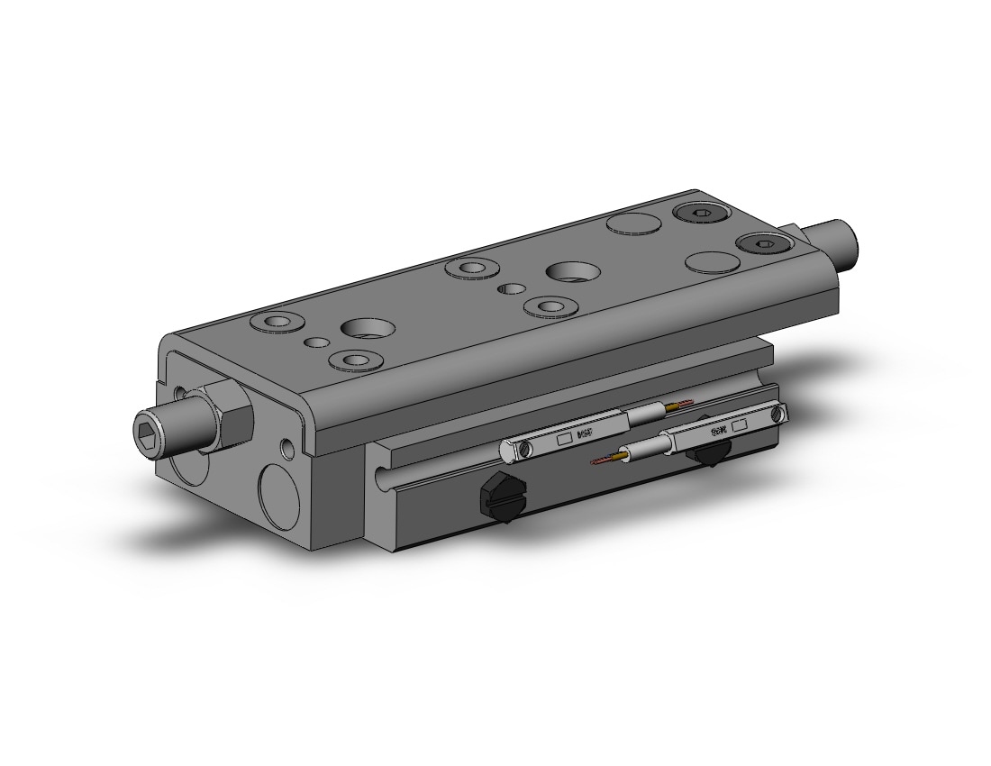 SMC MXQ12A-30ZA-M9BM cyl, high precision, guide, MXQ GUIDED CYLINDER