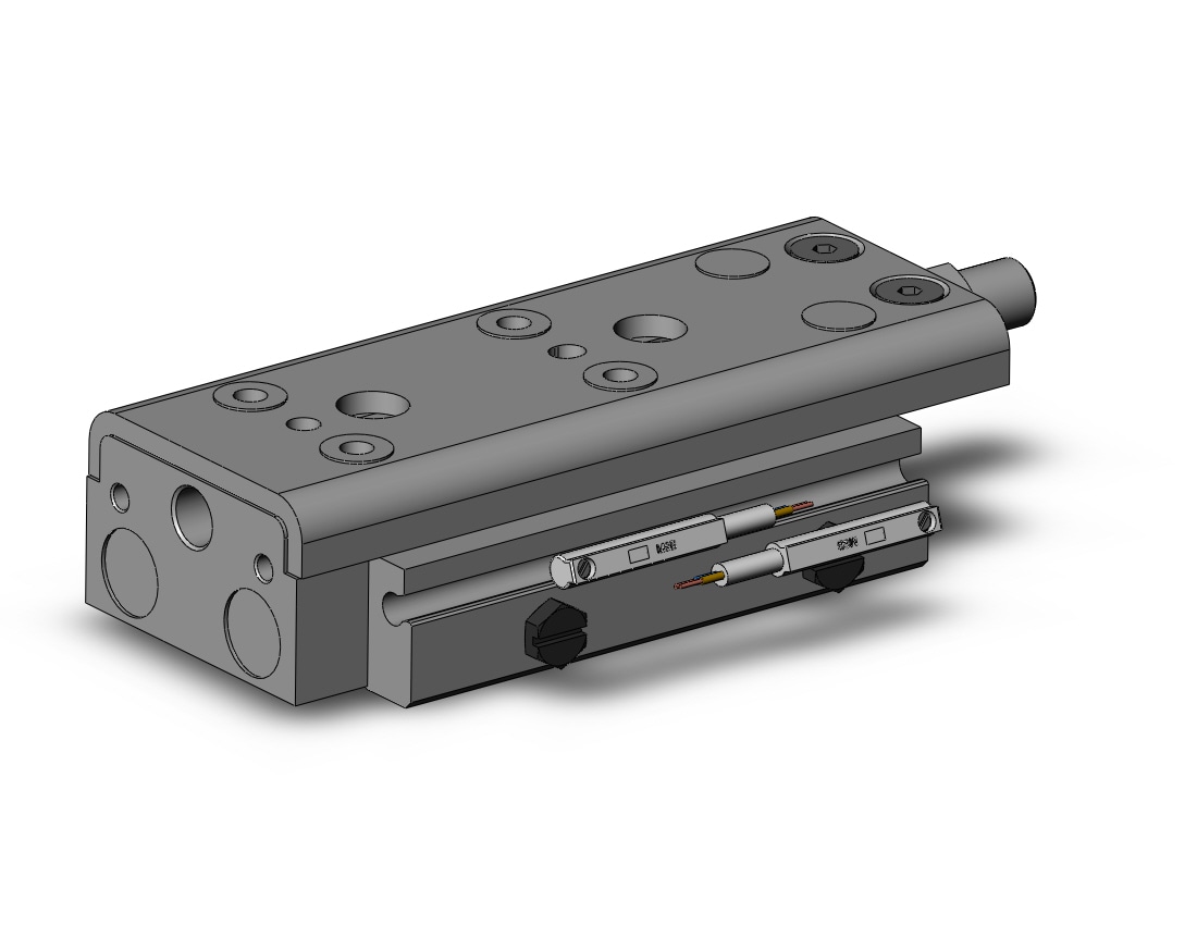 SMC MXQ12A-30ZB-M9BL cyl, high precision, guide, MXQ GUIDED CYLINDER