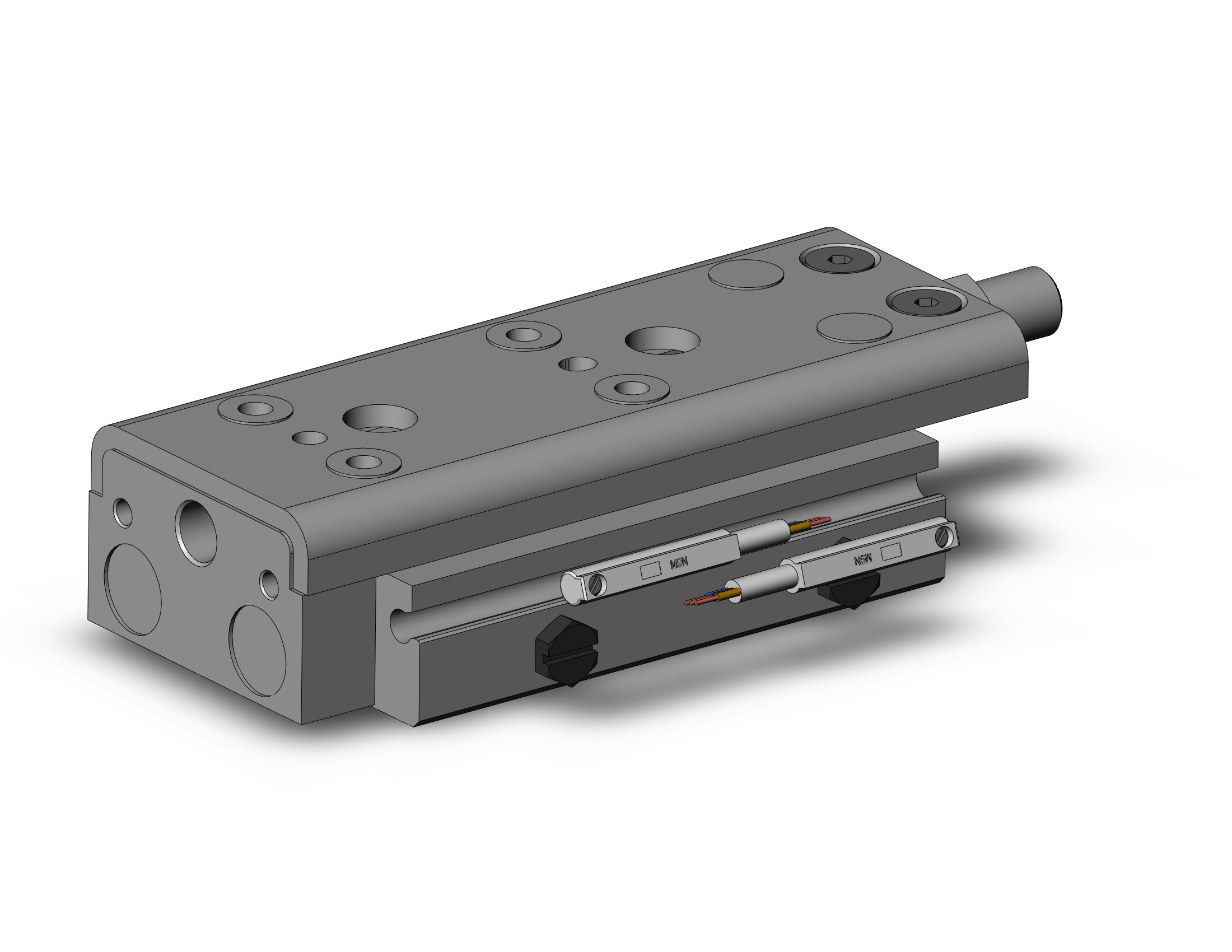 SMC MXQ12A-30ZE-M9NL cyl, high precision, guide, MXQ GUIDED CYLINDER