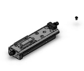 SMC MXQ12BL-75ZA cyl, high precision, guide, MXQ GUIDED CYLINDER