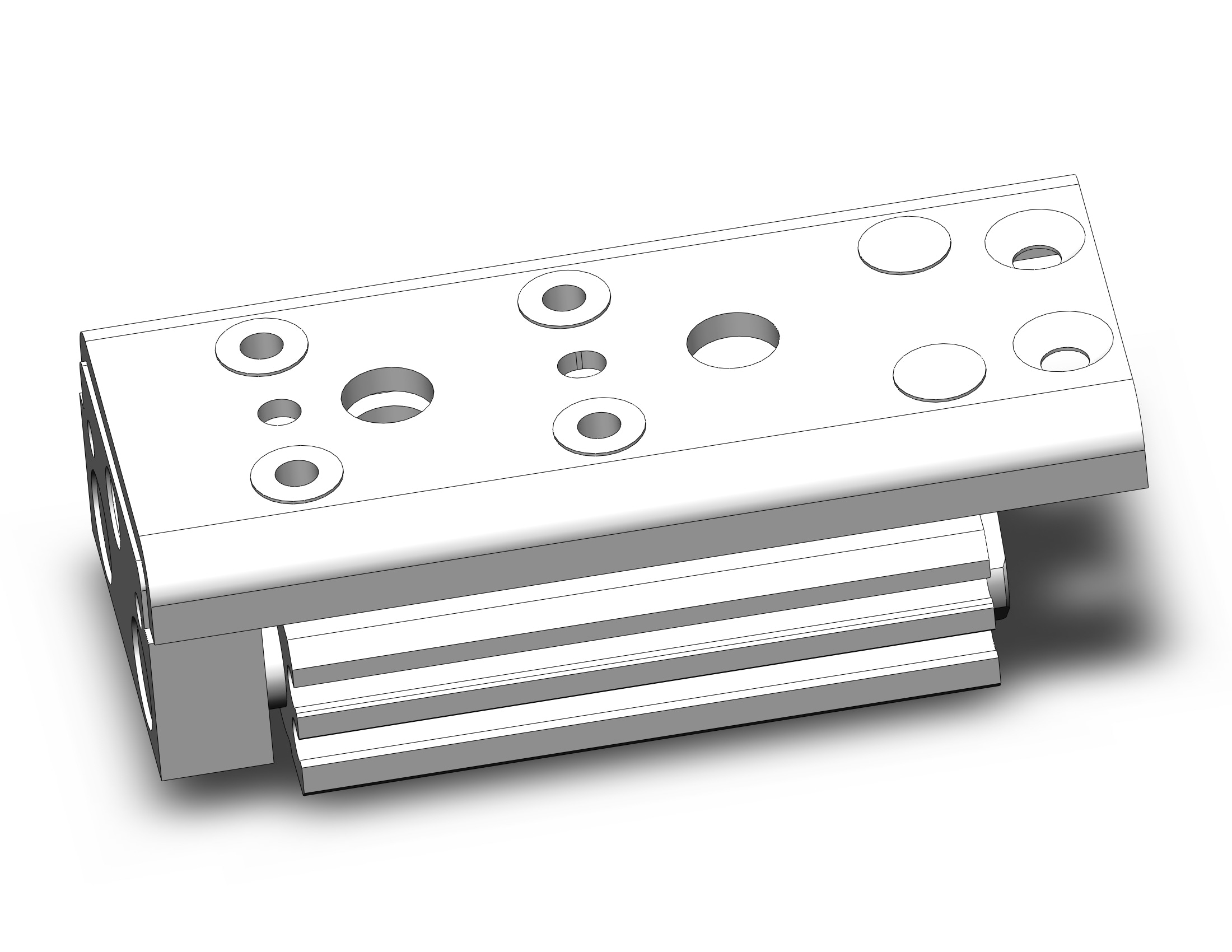 SMC MXQ12C-20Z3 cylinder, slide table, GUIDED CYLINDER