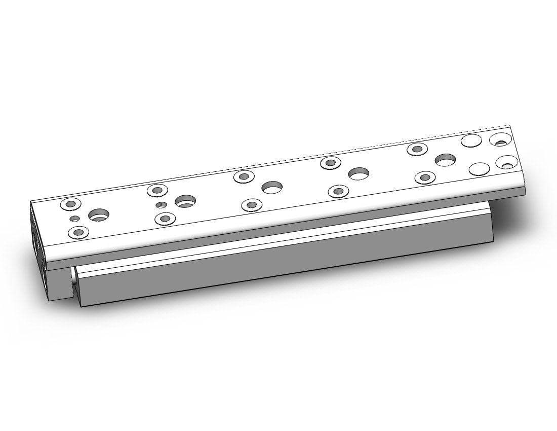 SMC MXQ12CL-100Z3 cylinder, slide table, GUIDED CYLINDER