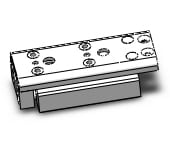 SMC MXQ12CL-30Z3 cylinder, slide table, GUIDED CYLINDER