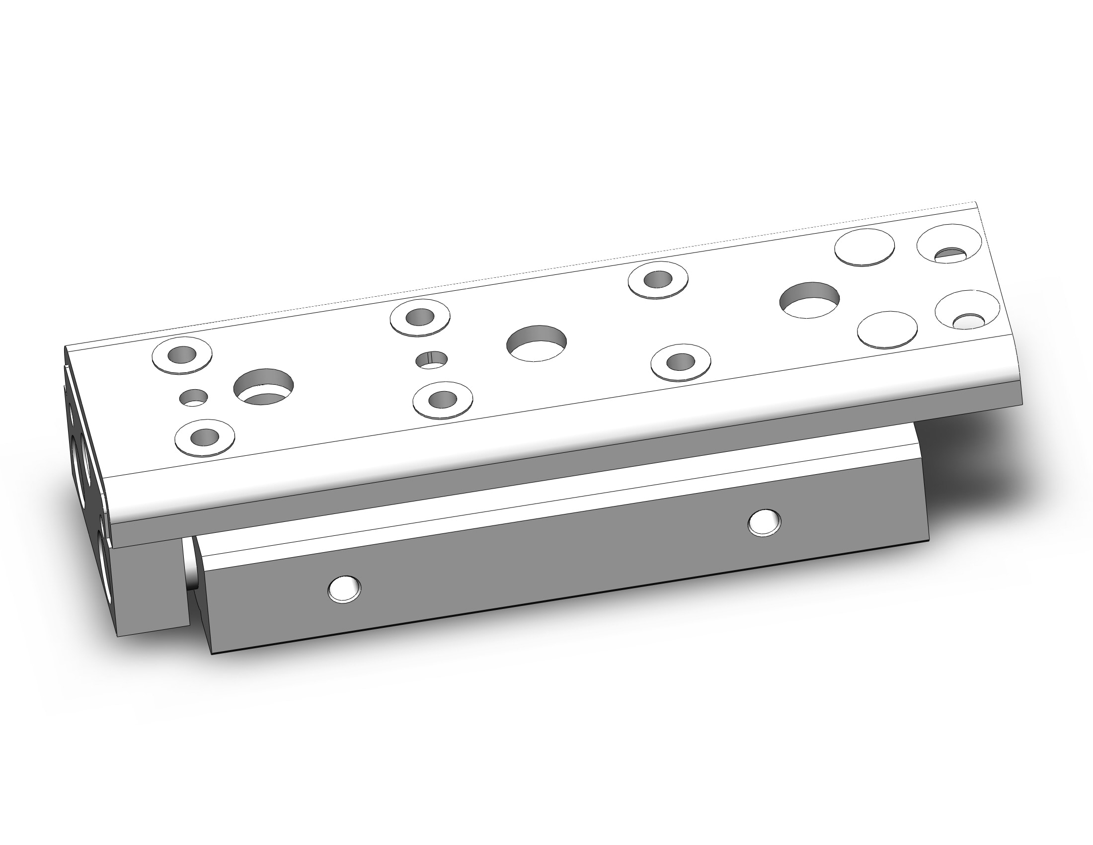 SMC MXQ12CL-50Z cylinder, slide table, GUIDED CYLINDER