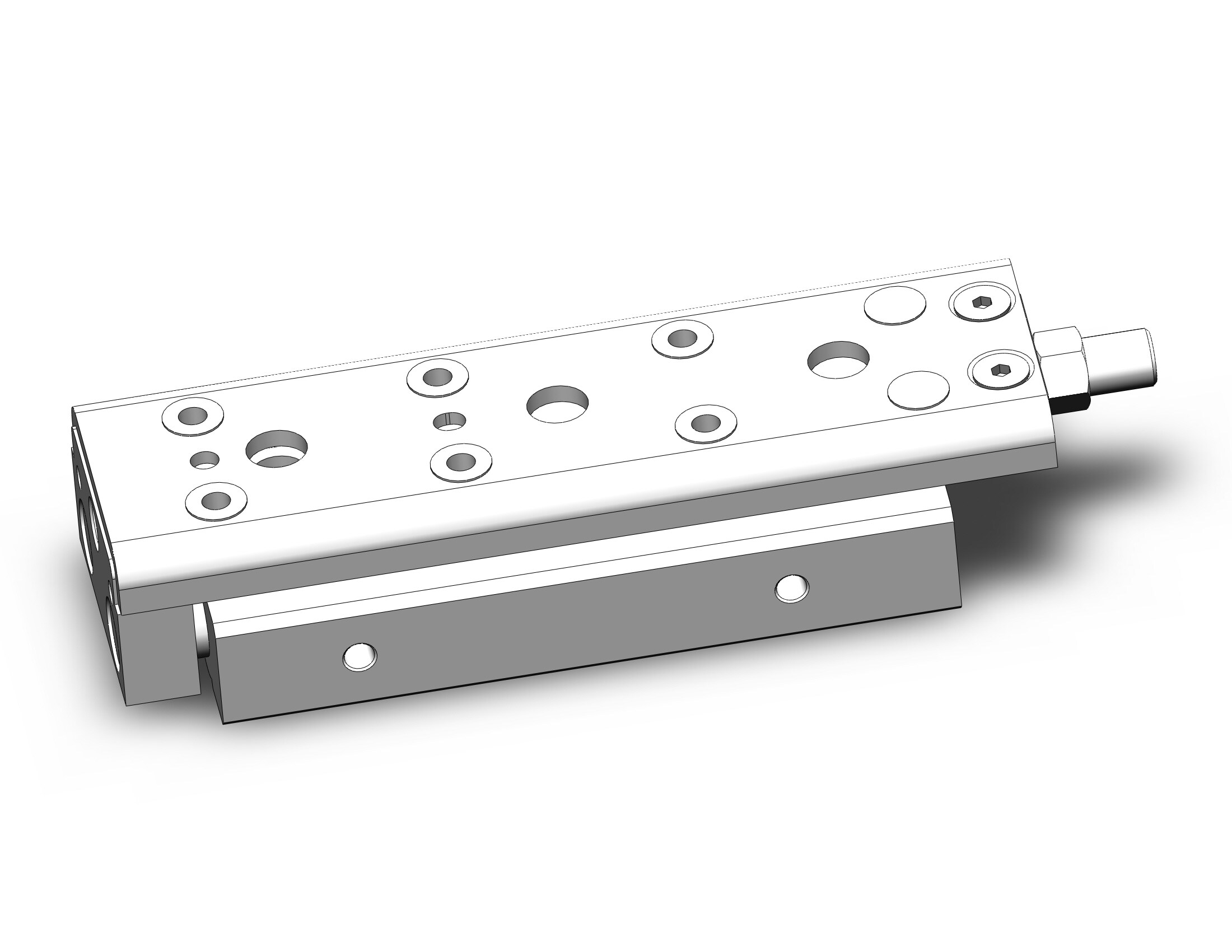 SMC MXQ12CL-50ZB-M9BL cyl, high precision, guide, MXQ GUIDED CYLINDER