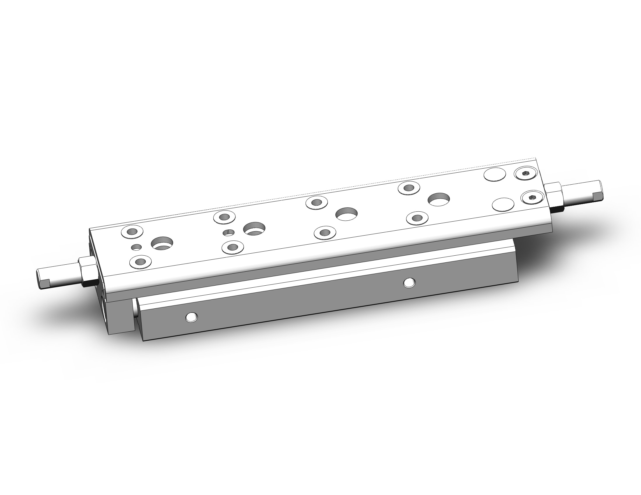 SMC MXQ12CL-75ZG-M9NL cyl, high precision, guide, MXQ GUIDED CYLINDER