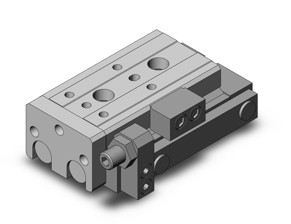 SMC MXQ12L-10CSP cylinder, MXQ GUIDED CYLINDER