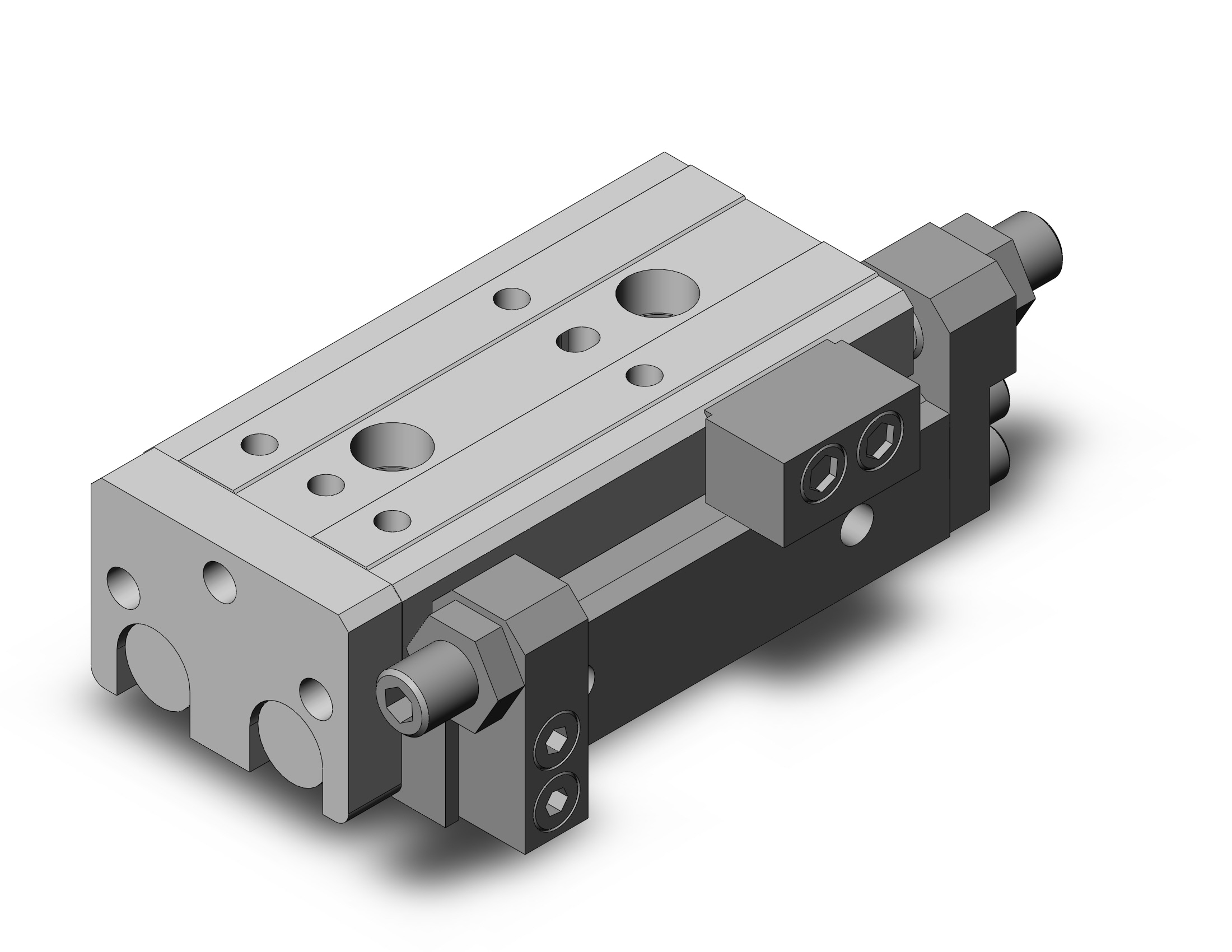 SMC MXQ12L-30C-M9PL cylinder, MXQ GUIDED CYLINDER